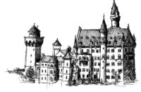 Germany Castles Coloring Page