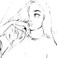 Girl Pinterest Coloring Page