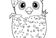Hatchimals Coloring Page