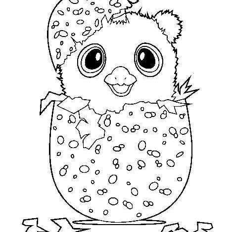 Hatchimals Coloring Page