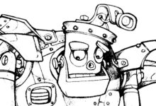 Illustrators Robots Coloring Pages