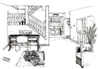 Inside of House Coloring Page