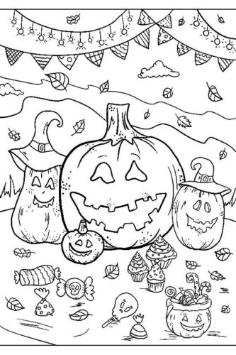 Jack O Lantern Coloring Page