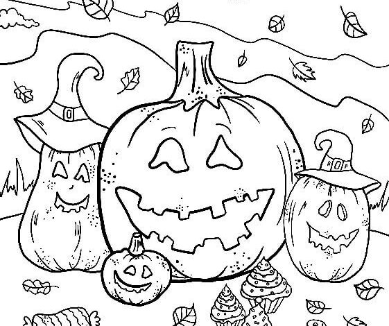 Jack O Lantern Coloring Page