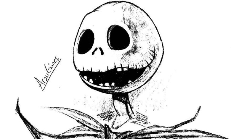 Jack Skellington Coloring Page