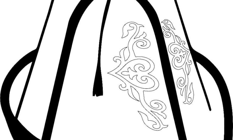 Kyrgyz Hat Coloring Page