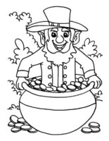 Leprechaun Coloring Page