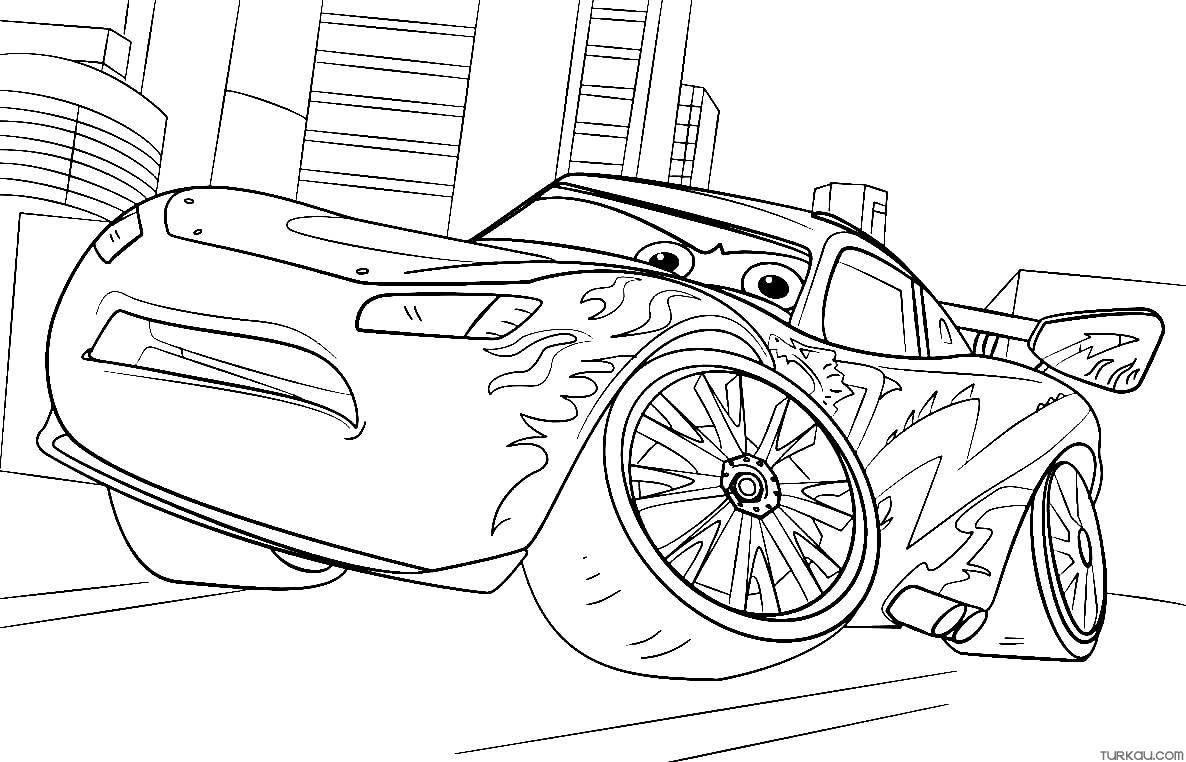Coloring Pages Of Lightning McQueen Bring The Speedster To Life