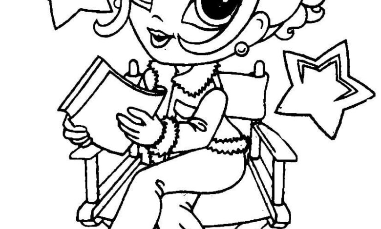 Lisa Frank Coloring Page