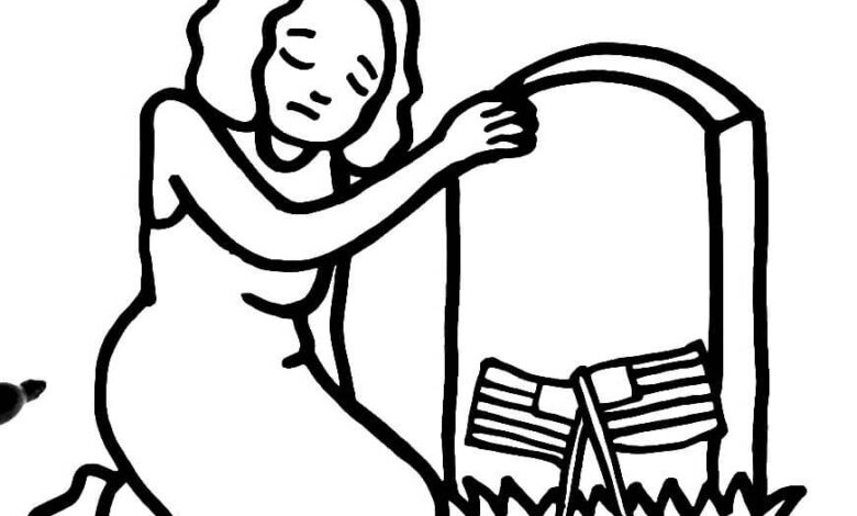 Memorial Day Coloring Page