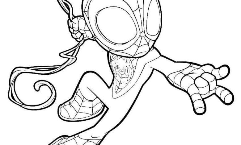 Miles Morales Coloring Pages