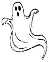 Minimal Ghost Coloring Page