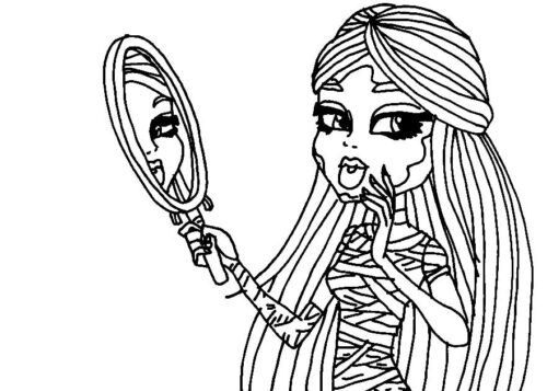 Monster High Coloring Page