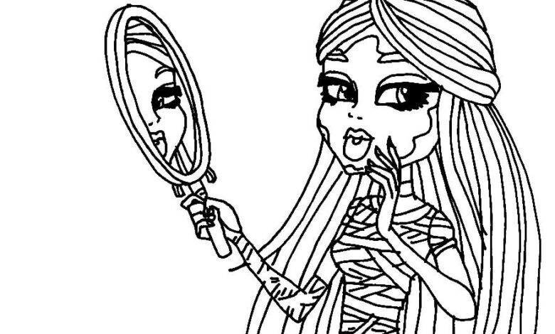 Monster High Coloring Page