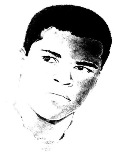 Muhammed Ali Black History Month Coloring Page