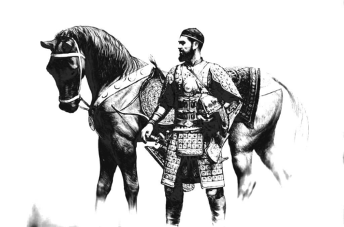 Muslim Turkish Emperor Tamerlane Coloring Page