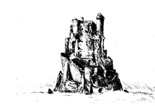 Old Mystic Castles Coloring Page