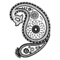 Paisley Coloring Page