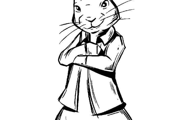 Peter Rabbit Coloring Page
