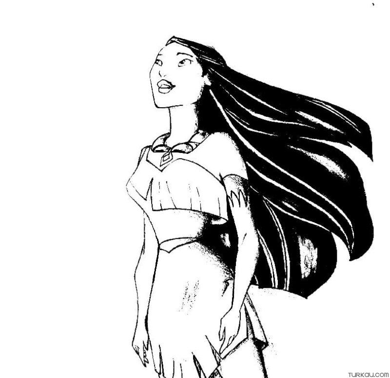 Pocahontas Coloring Page » Turkau