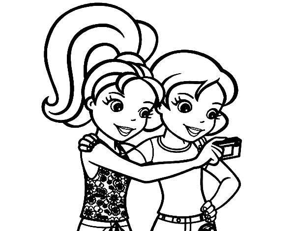 Polly Pocket Coloring Page