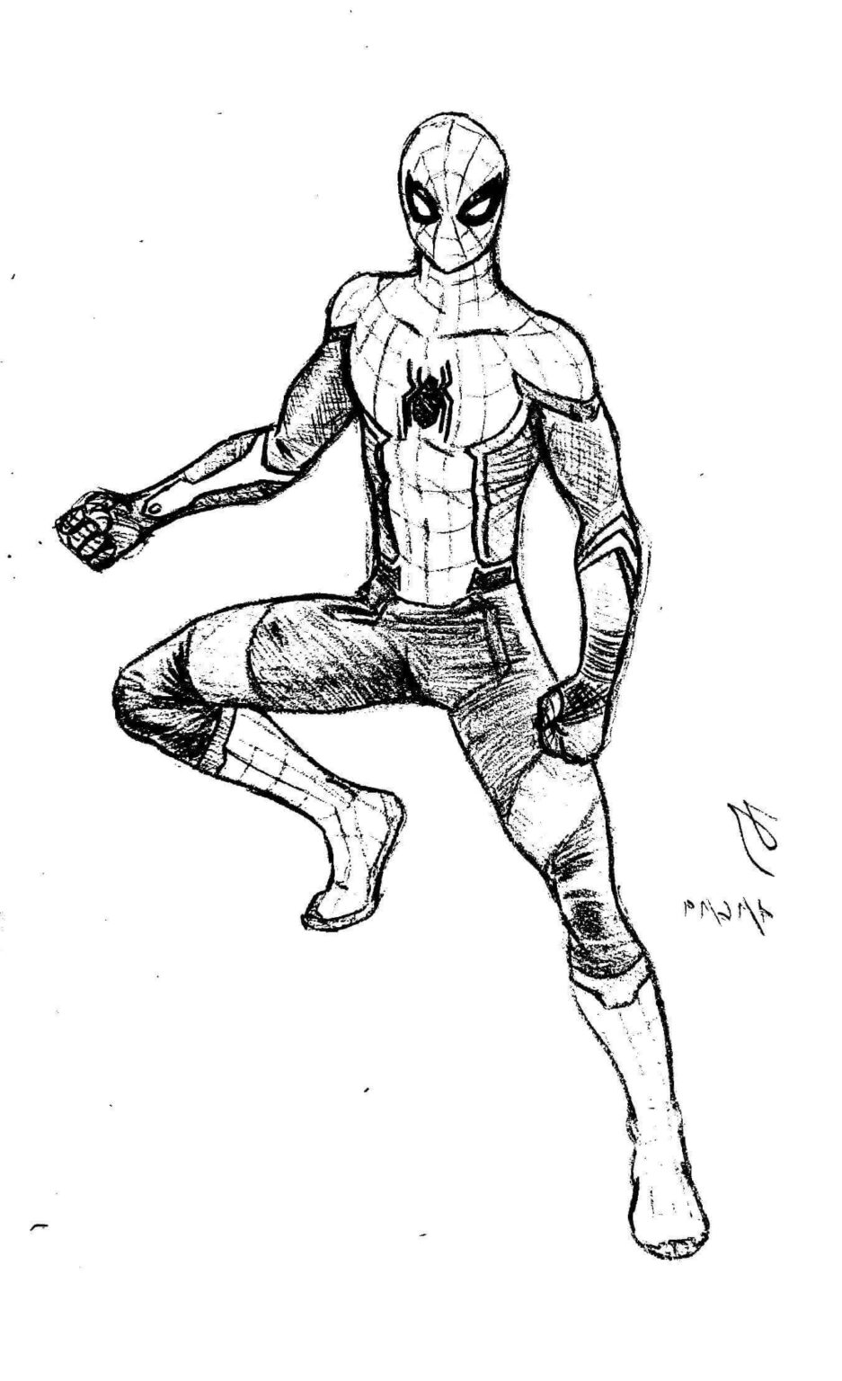 Spider Man Far From Home Coloring Page » Turkau