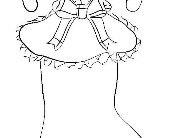 Stocking Coloring Page