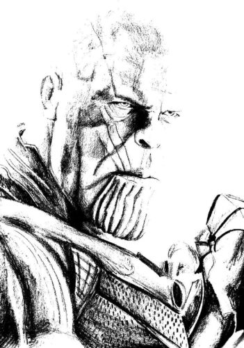 Thanos Coloring Page