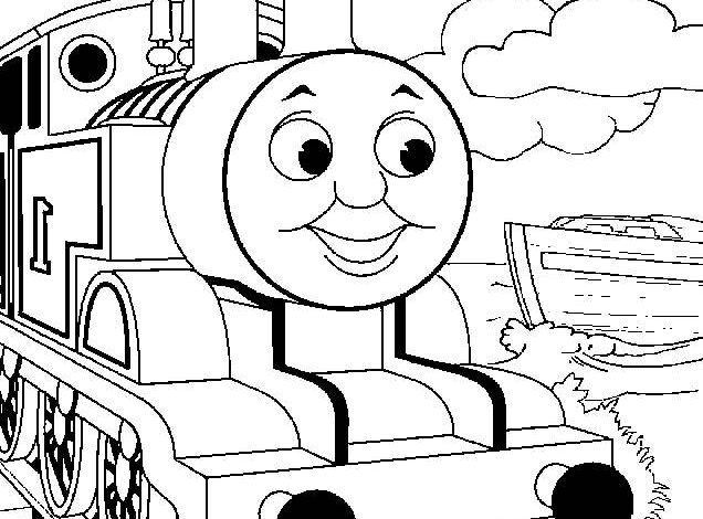 Thomas The Train Coloring Pages for Kids