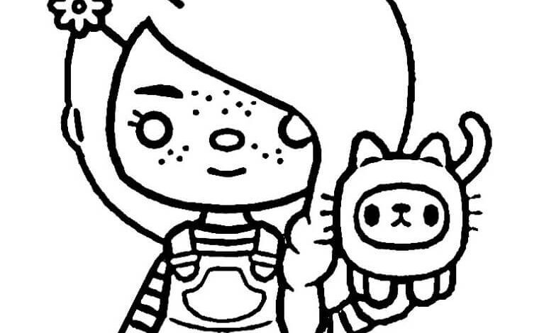 Toca Boca Coloring Page