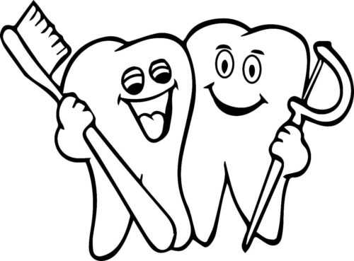 Tooth Coloring Pages