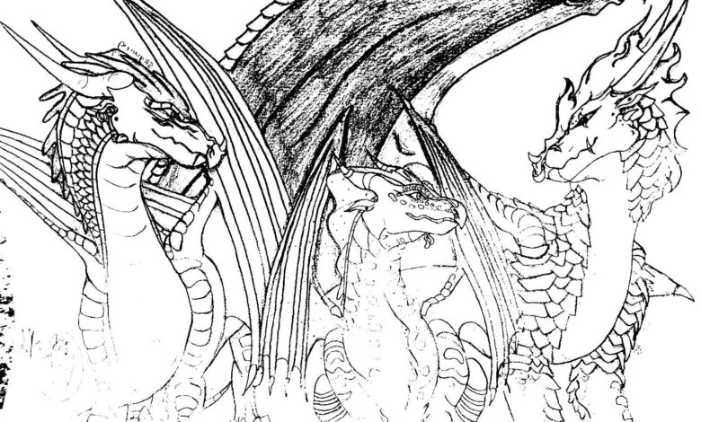 Wings Of Fire Coloring Pages