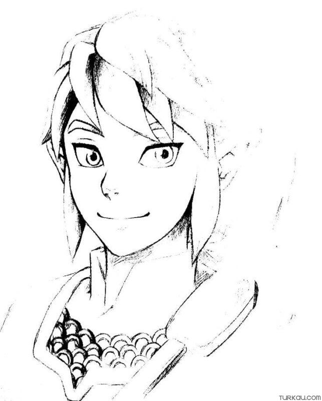 Zelda Coloring Page For Kids » Turkau