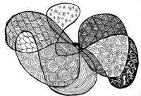 Zentangles Coloring Page