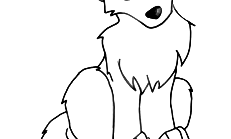 Animal Anime Coloring Page for Kids