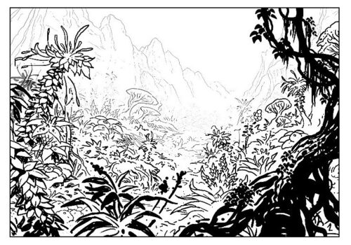 Best Jungle Coloring Page