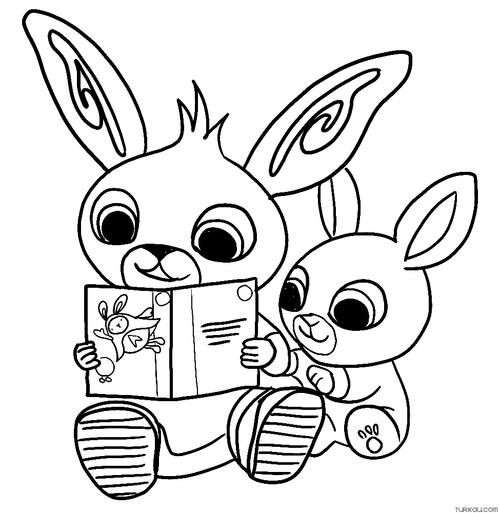 Bing Bunny Coloring Page » Turkau