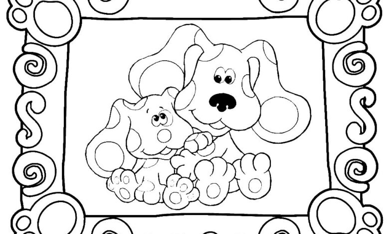 Blues Clues Coloring Page