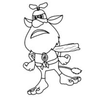 Booba Coloring Page