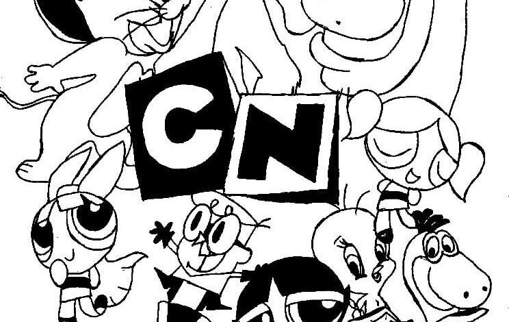 Cartoon Network Coloring Page