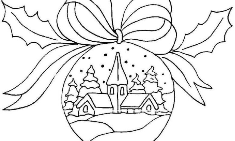 Christmas Coloring Page