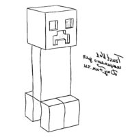 Creeper Coloring PAge