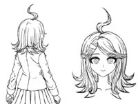 Danganronpa Coloring Page Danganronpa Coloring Page