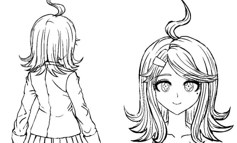 Danganronpa Coloring Page