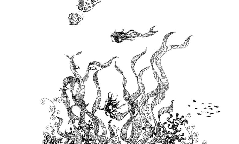 Fantastic Underwater Coloring Page