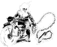 Ghost Rider Coloring Pages