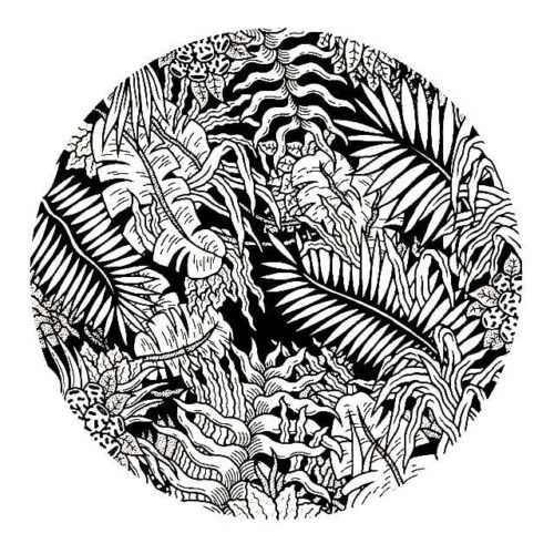 Hard Jungle Coloring Page