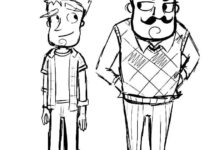 Hello Neighbor Coloring Page