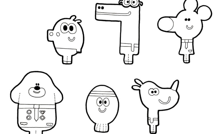 Hey Duggee Coloring Page