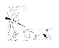 Hunting Coloring Page